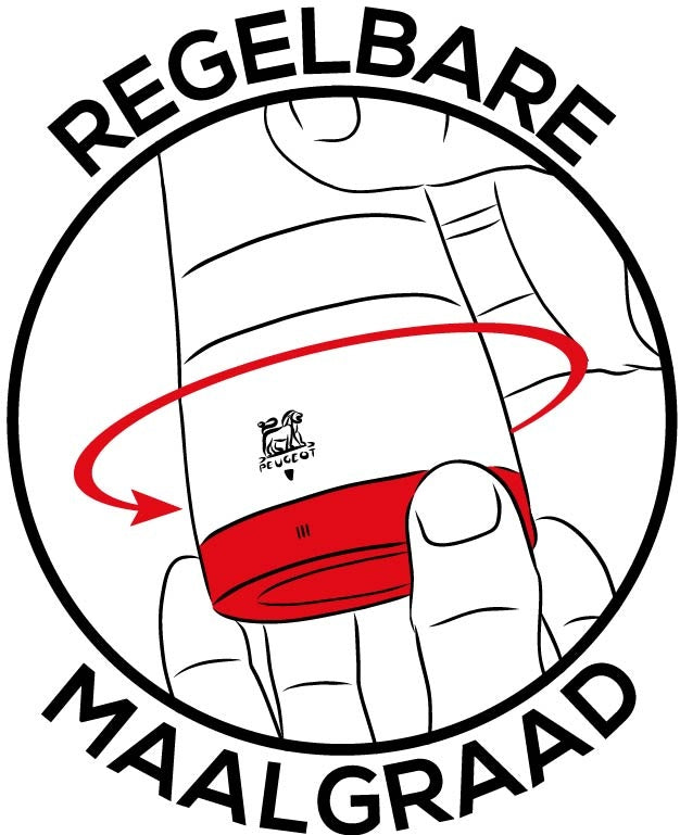 Peugeot Daman zoutmolen 16 cm - elektrisch - u'Select