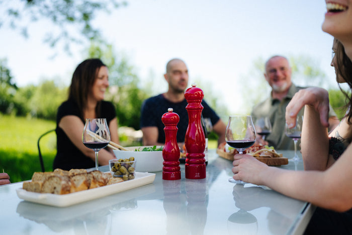 Peugeot Paris pepermolen 18 cm - passierood - hout - u-select