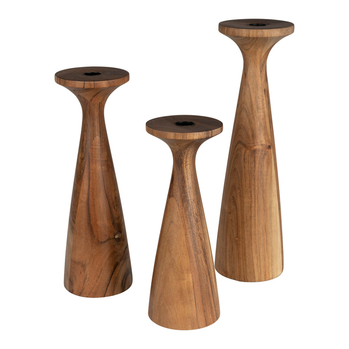 Zuiver Flames Kandelaar M - Bruin