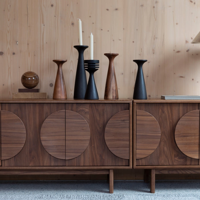 Zuiver Flames Kandelaar S - Zwart