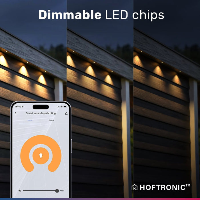 HOFTRONIC 6x Cadiz - Mini LED spotjes 12V IP44