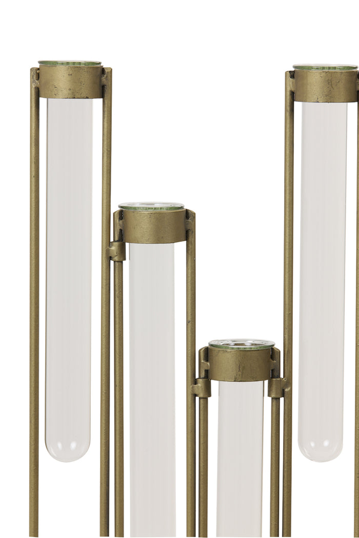 Light&living Vaas deco 39x3x39 cm TUBE antiek brons