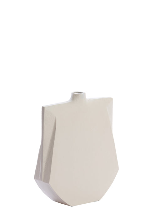 Light & Living Light&living Vaas deco 27,5x7x32,5 cm MAKAHA crème