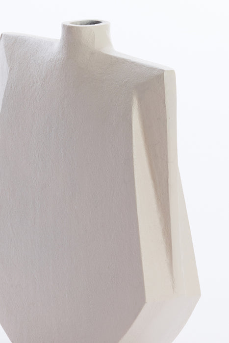 Light & Living Light&living Vaas deco 27,5x7x32,5 cm MAKAHA crème