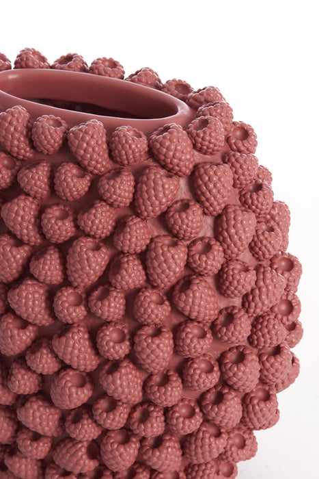 Light&living Vaas deco 32,5x18x28,5 cm RASPBERRY roze rood