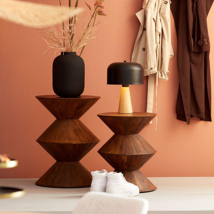 Luqaza Vaas Jula - Zwart - 21.5x21.5x31cm