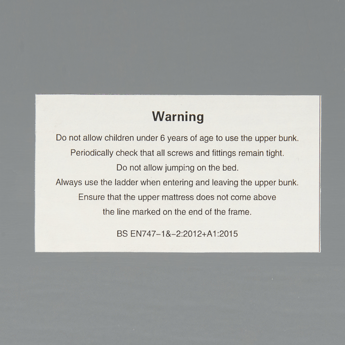 Beliani - REGAT - Stapelbed - Grijs - 90 x 200 - Grenenhout