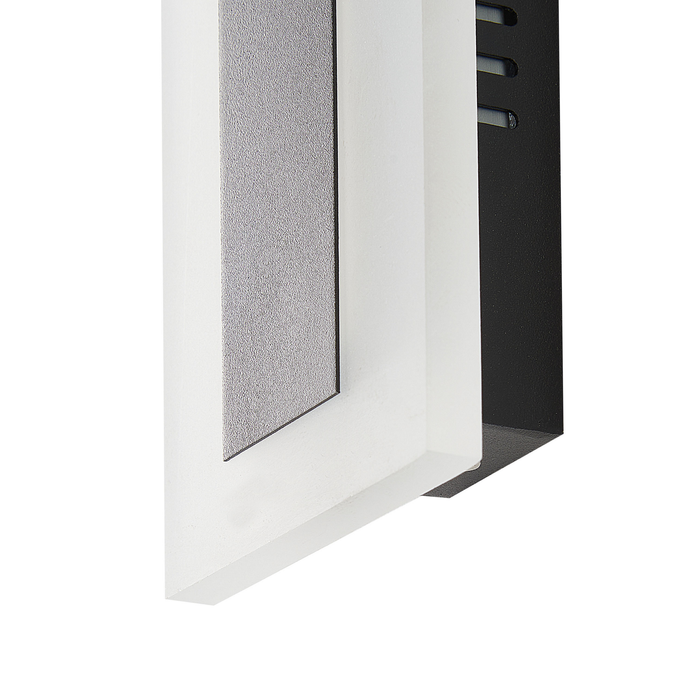 Beliani - SAVANE - Wandlamp - Zwart - 30 cm - Staal