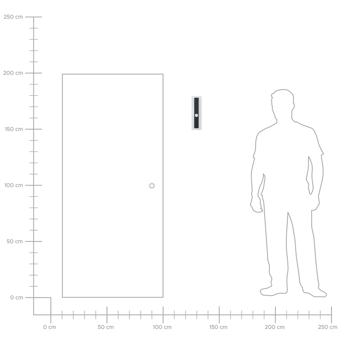 Beliani - SAVANE - Wandlamp - Zwart - 30 cm - Staal