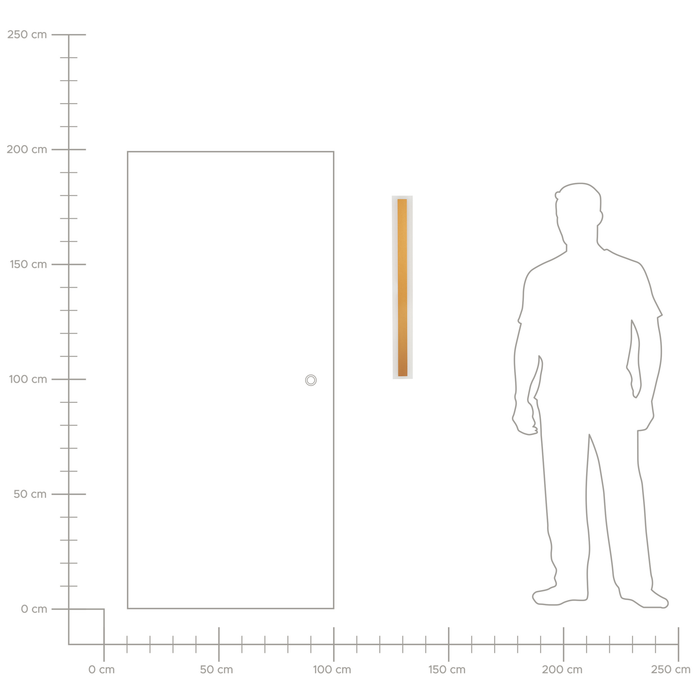 Beliani - ROSALIE - Wandlamp - Goud - 80 cm - Staal