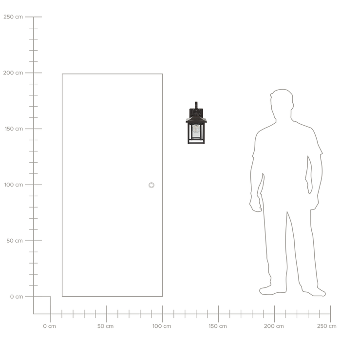 Beliani - ALMOND - Wandlamp - Zwart - Ijzer