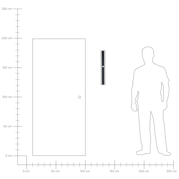 Beliani - SAVANE - Wandlamp - Zwart - 60 cm - Staal