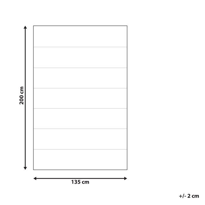 Beliani - HOWERLA - Dekbed - Wit - 135 x 200 cm - Polyester