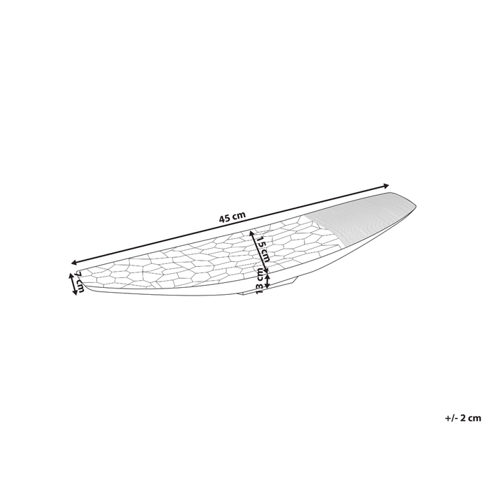 Beliani - TINOS - Decoratieve schaal - Goud - Metaal