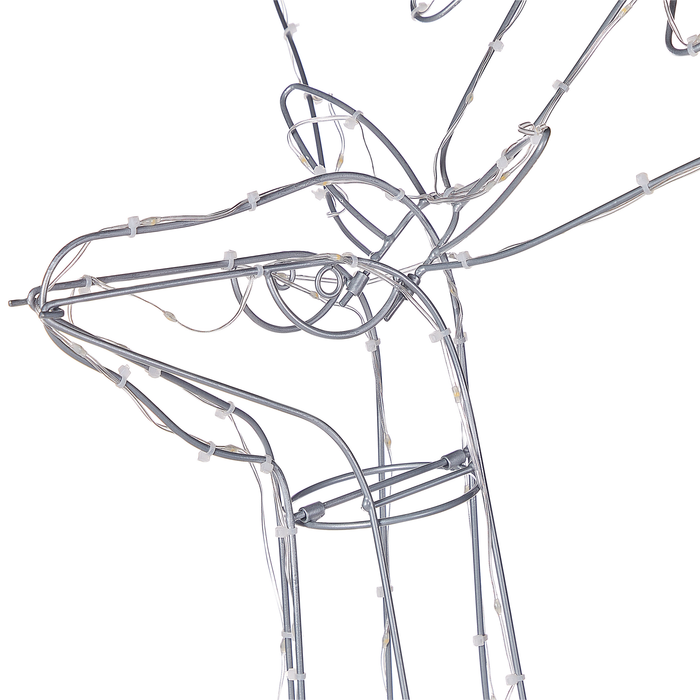Beliani - LAUGAR - Kerstdecoratie - Zilver - IJzer