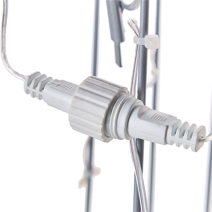 Beliani - LAUGAR - Kerstdecoratie - Zilver - IJzer