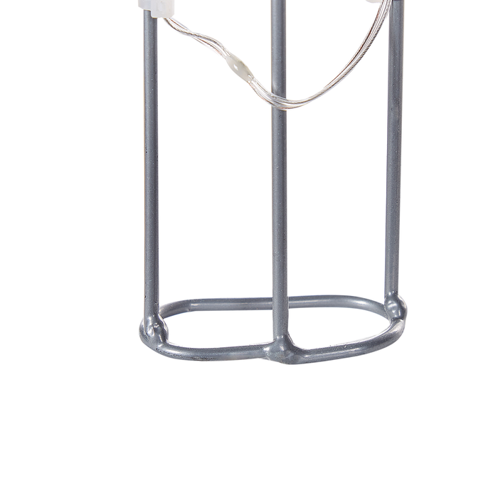 Beliani - LAUGAR - Kerstdecoratie - Zilver - IJzer