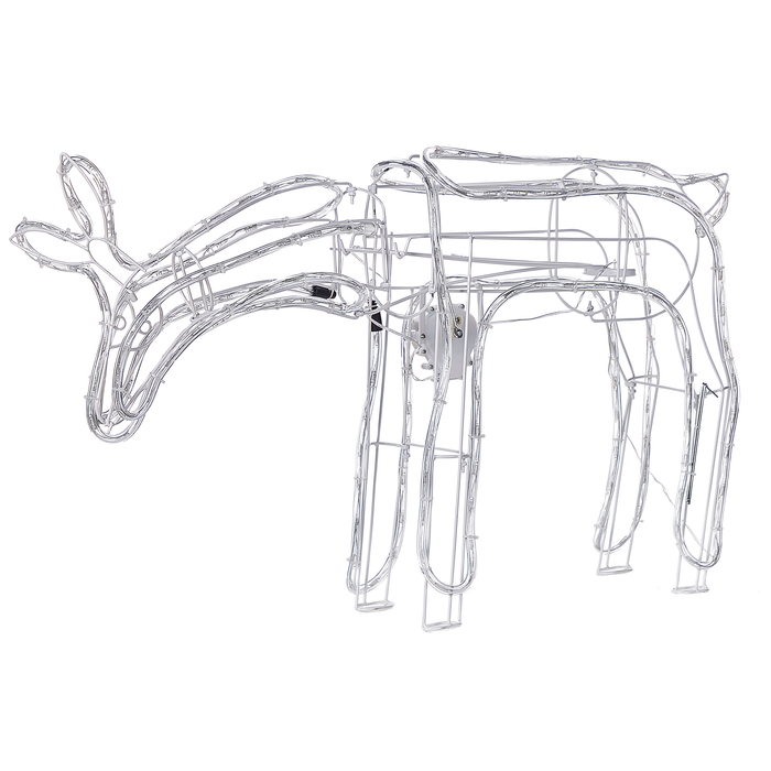 Beliani - KRISTNES - Kerstdecoratie - Wit - IJzer