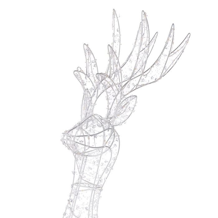 Beliani - HELLA - Kerstdecoratie - Zilver - IJzer