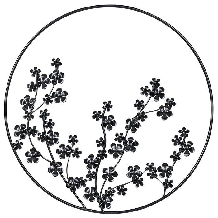 Beliani - STRONTIUM - Wanddecoratie - Zwart - Metaal