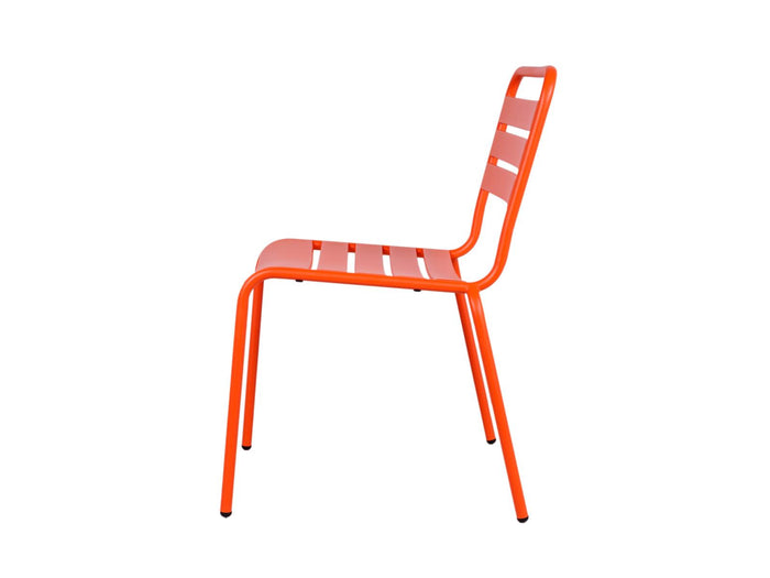 MaximaVida Max metalen tuinstoel oranje