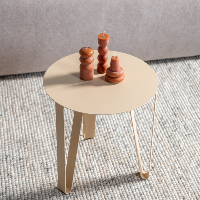 by fonQ Clip Bijzettafel Ø 40 cm - Cream