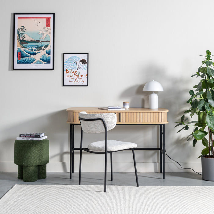 by fonQ Arc Poef Ø 40 cm - Donkergroen