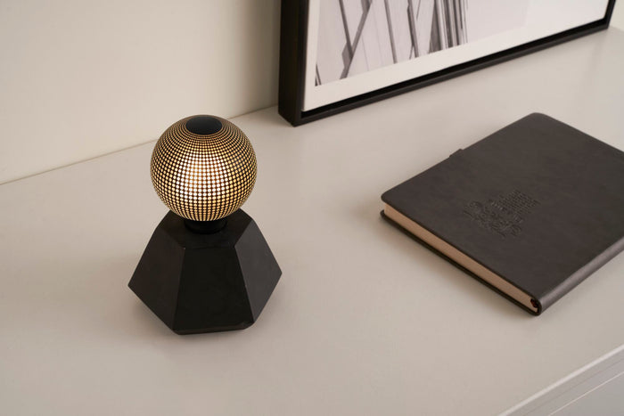 Pauleen Black Flare Tafellamp - 2xAA - zwart