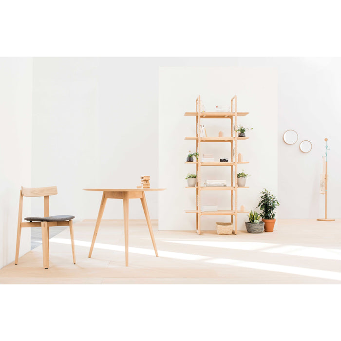 Nora stoel whitewash Dakar Leather Nature