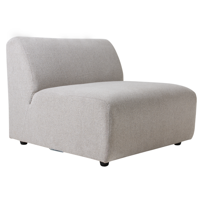 HKliving Jax Bank Element - Middenstuk - Geweven Stof - Naturel Melange