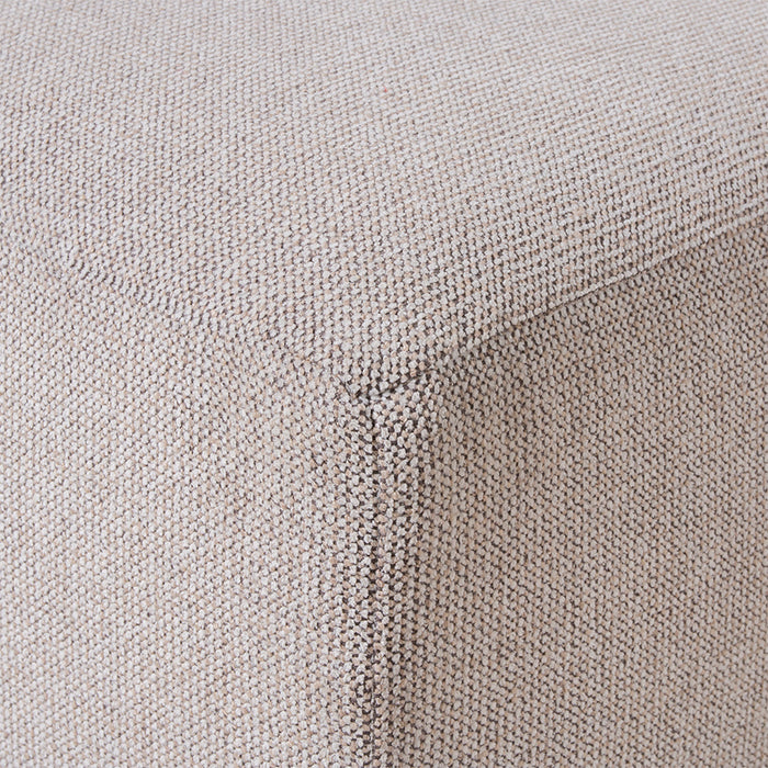 HKliving Jax Bank Element - Eindstuk Rechts - Geweven Stof - Naturel Melange