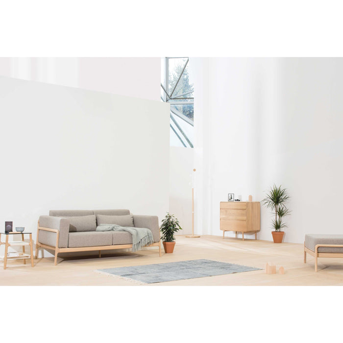 Fawn sofa 3-zits whitewash Main Line Flax Newbury