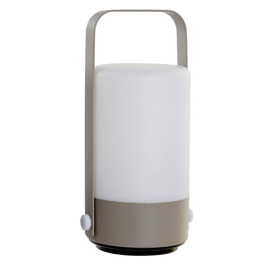 LED Lantaarn Khaki - Werkt op batterijen (incl. lamp) - Voor binnen &