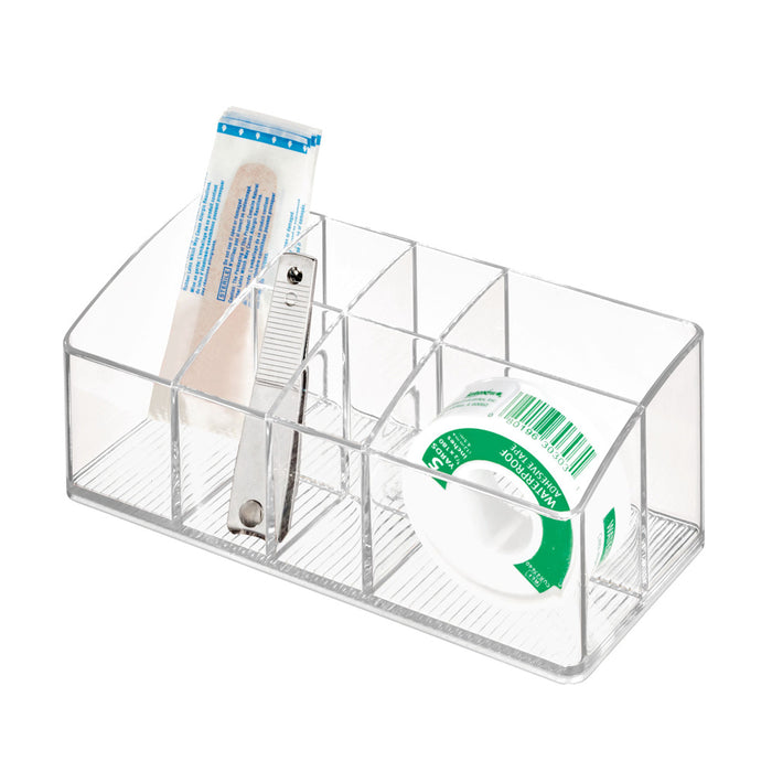 Make-up Organizer, Schuin, 7 Vakken, Transparant, Kunststof - iDesign