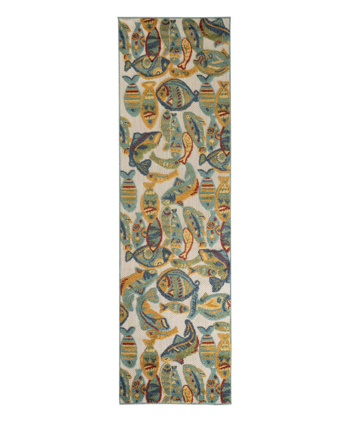 Boho&me Balkonkleed visjes - Verano multi - 80x200 cm
