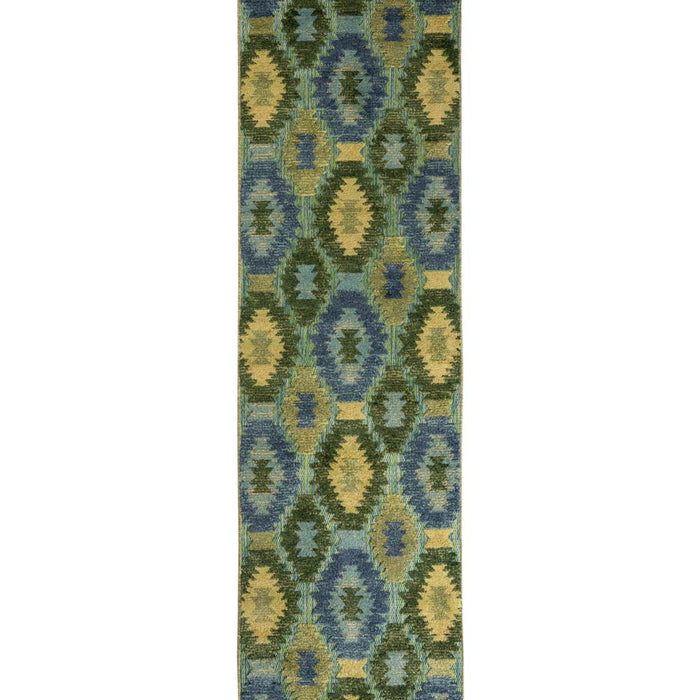 Boho&me Balkonkleed aztek - Verano blauw|groen - 66x230 cm
