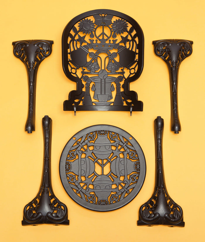 Industry Garden tuinstoel met armleuning wit