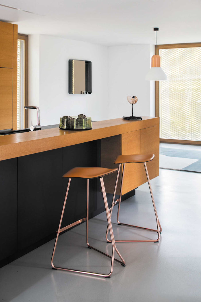 Cypris spiegel 70x70 Burnished Brass