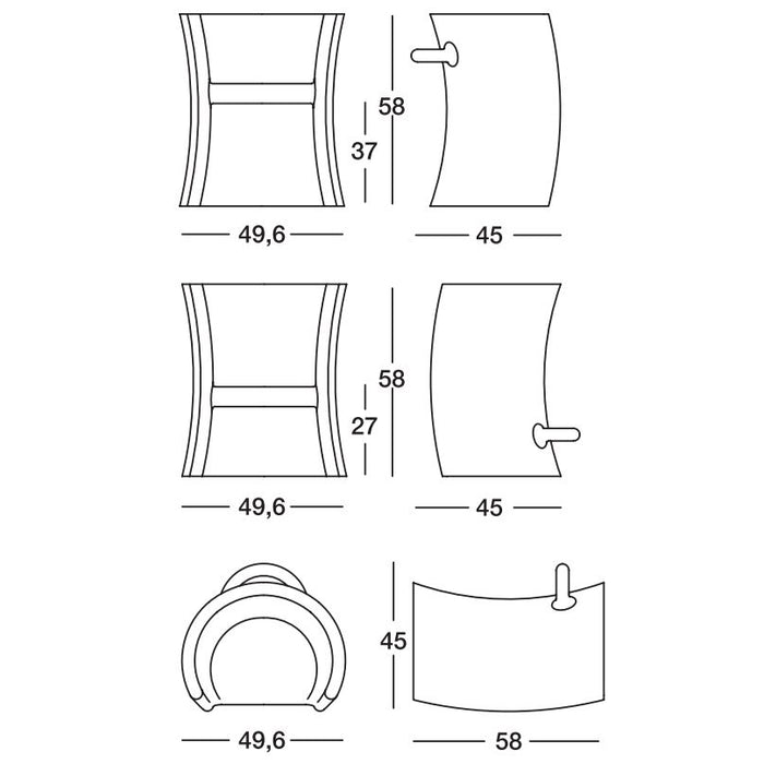 Trioli kinderstoel rood