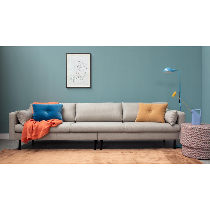 Mette 4-zits bank lichtgrijs