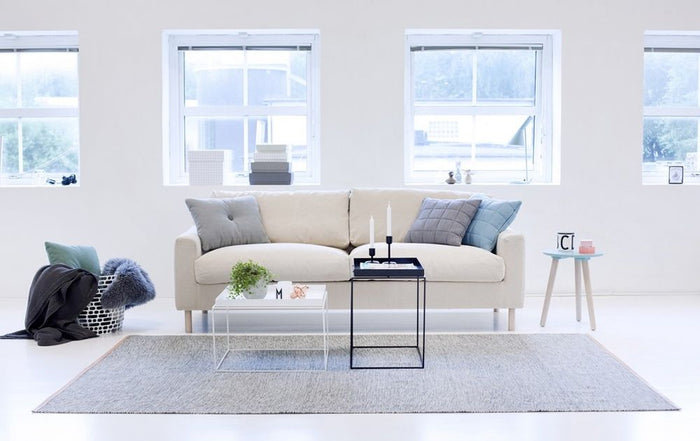 Björk vloerkleed medium donkergrijs 80x250