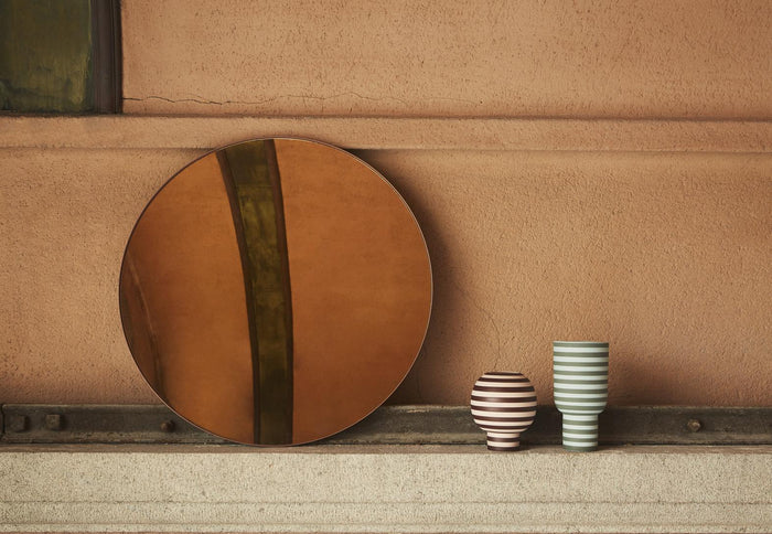 Circum spiegel Ø50 transparant|zwart