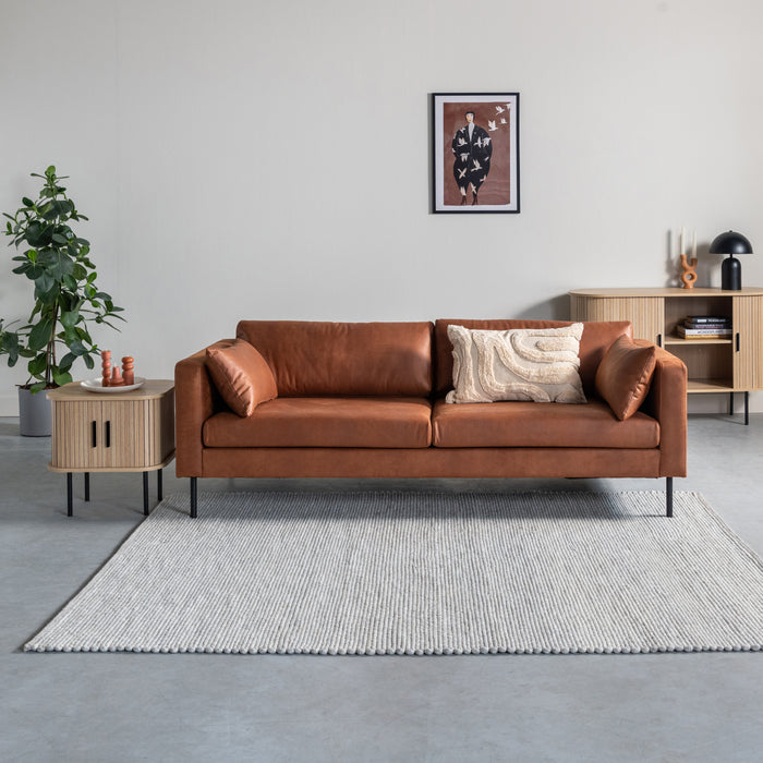 by fonQ Dots Wollen Vloerkleed 200 x 300 cm - Lichtgrijs