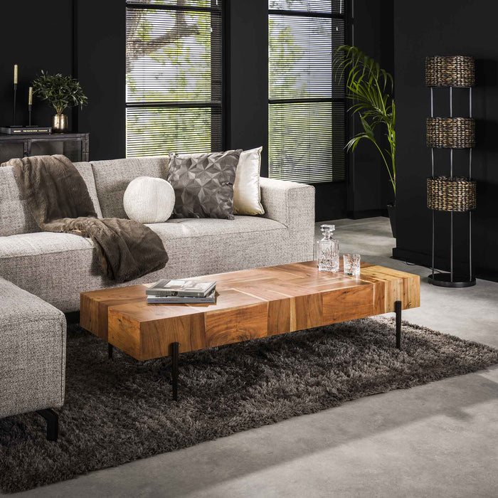 Giga Meubel - Salontafel Blok Acaciahout - 150x60x35cm