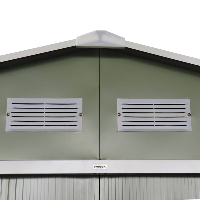 sweeek - Metaal tuinberging 5,29m² met verankeringsset