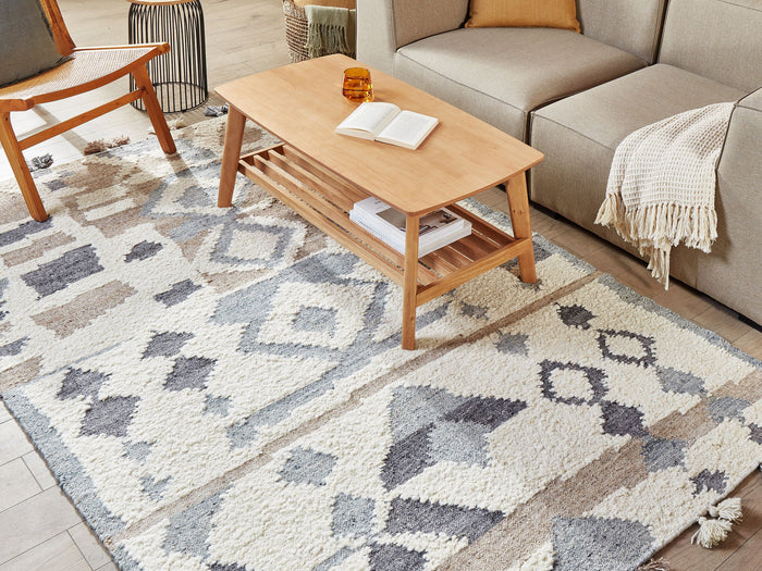 Beliani - MRGAVET - Kelim vloerkleed - Multicolor - 160 x 230 cm - Wol