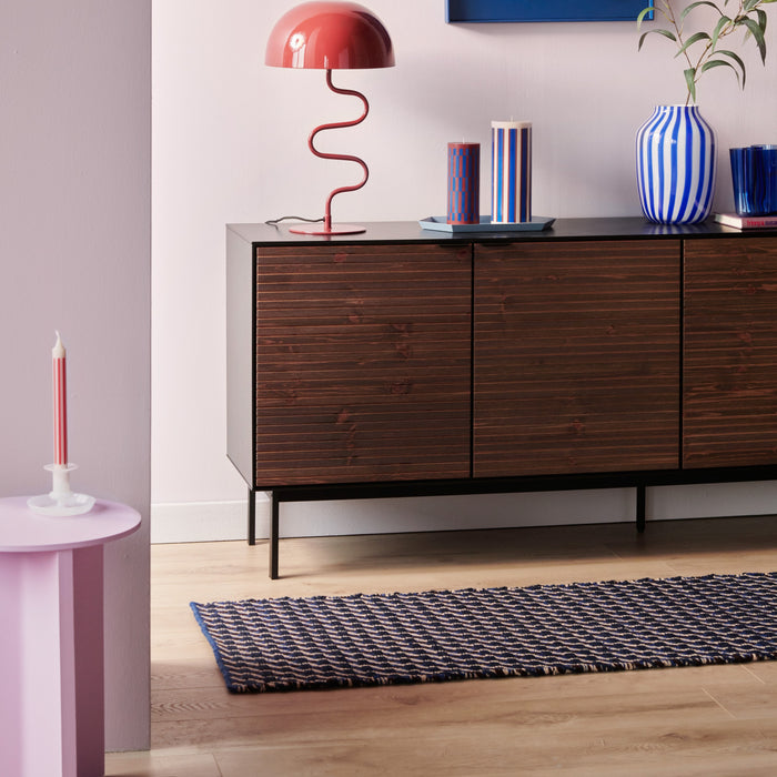 HAY Channel Runner Vloerkleed 60 x 200 cm - Blauw