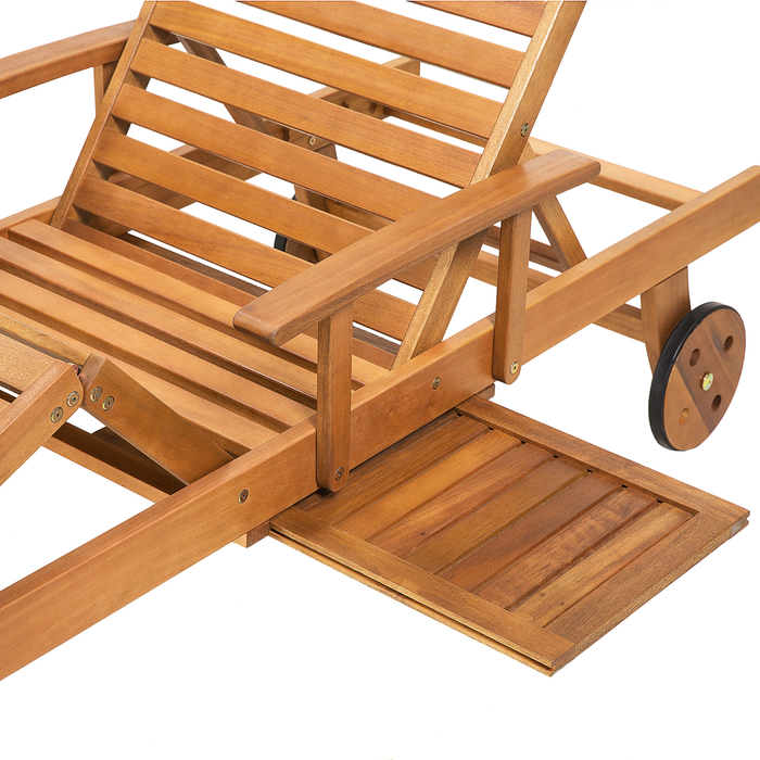 Beliani - JAVA - Strandstoel - Lichte houtkleur - Acaciahout