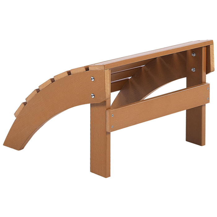 Beliani - ADIRONDACK - Voetenbank - Lichte houtkleur - Kunsthout