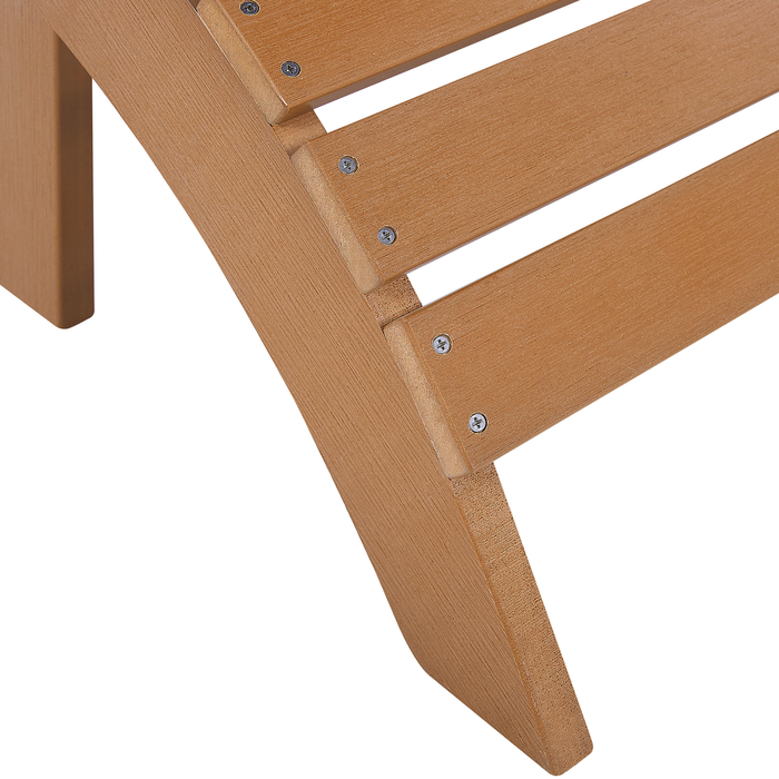 Beliani - ADIRONDACK - Voetenbank - Lichte houtkleur - Kunsthout